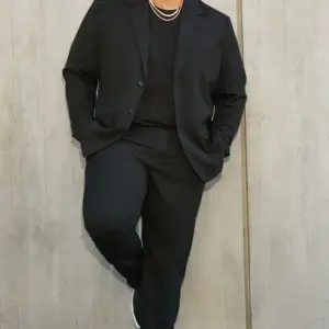 Stretch Slim Trouser - Black