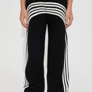 Striped Sweatpants - Black