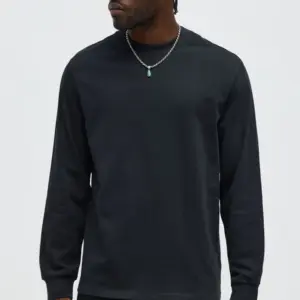 Heavyweight Long Sleeve Tee - Black