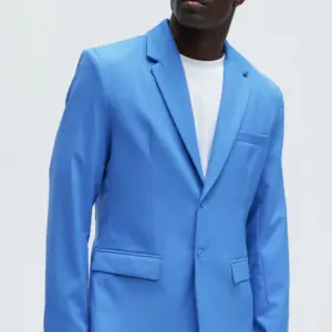Modern Stretch Suit Jacket - Blue