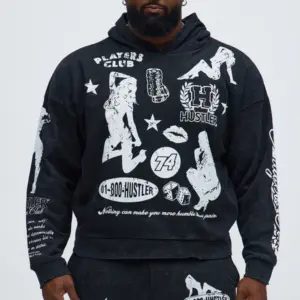 Oversized Hoodie - Black